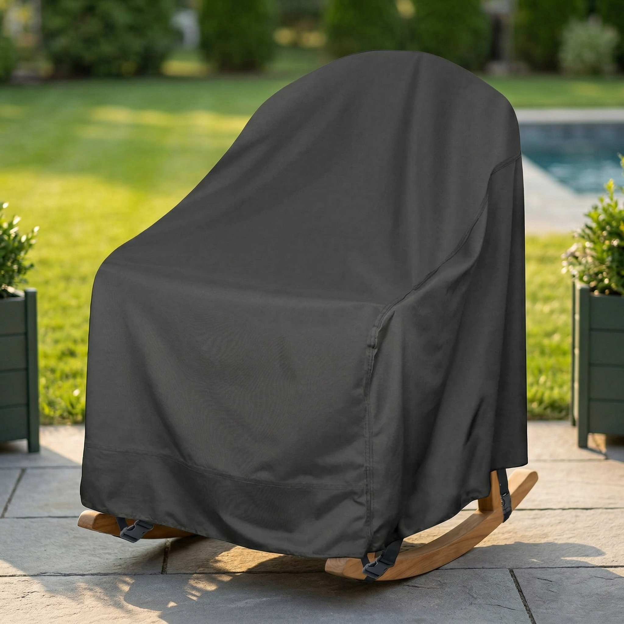 Outdoor Furniture Heavy - Чехол для уличного кресла-качалки, водонепроницаемый, прочный,