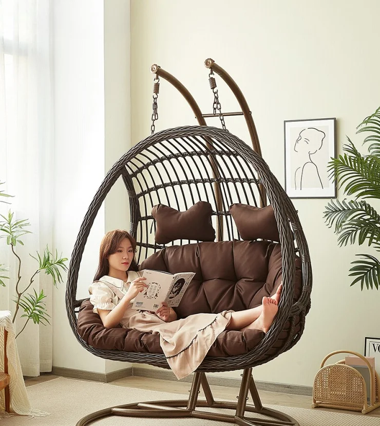 Outdoor Furniture Rocking Chair - Подвесное кресло-качалка из ротанга для дома,
