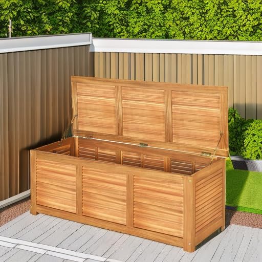 Скамья-хранилище из массива ак – обзор и цена Garden Storage Box