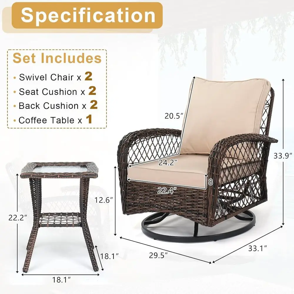 Комплект садовой мебели из 3 п – обзор и цена Outdoor Furniture Rocking Chair