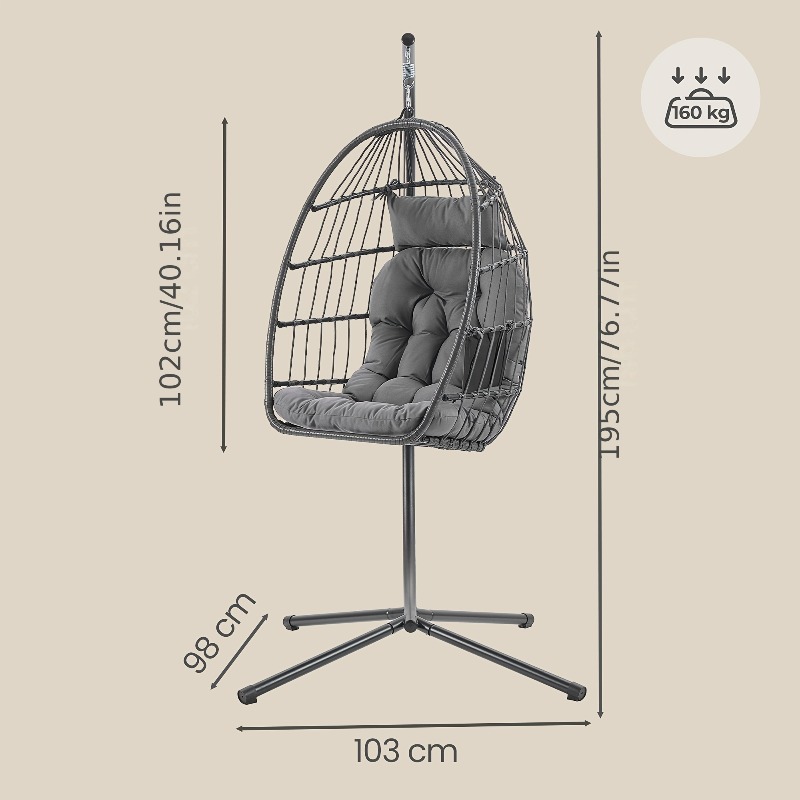 Подвесное кресло-яйцо с подста – обзор и цена Hanging Egg Chair