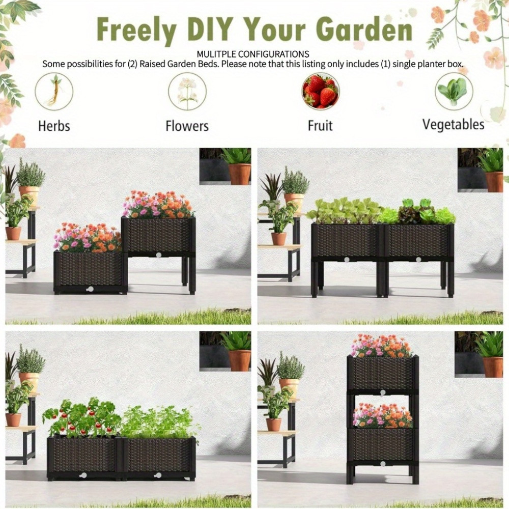 Приподнятая грядка для сада, в – обзор и цена Garden Storage Box
